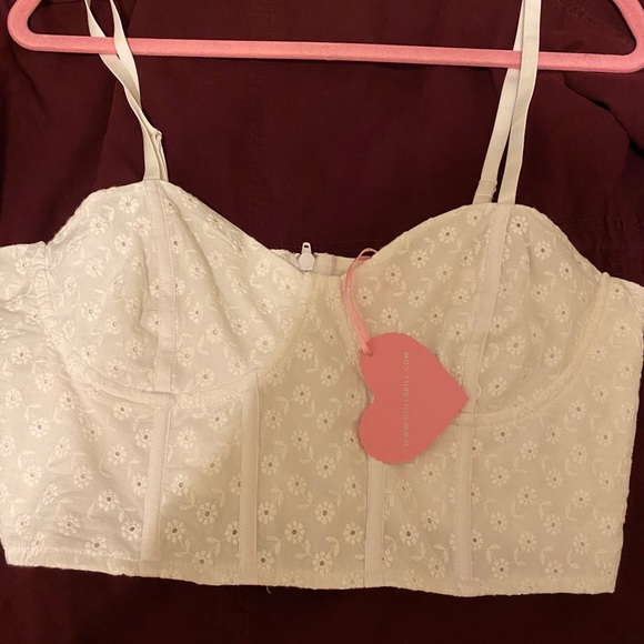 DOLLSKILL BUSTIER TOP - Picture 1 of 2